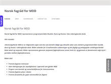 Tablet Screenshot of norskfagradformdd.org